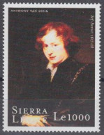 Sierra Leone Mi.Nr. 3460 400.Geb. Van Dyck, Selbstbildnis 1617/18 (1000) - Sierra Leone (1961-...)