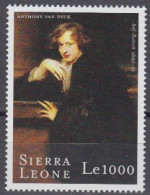 Sierra Leone Mi.Nr. 3461 400.Geb. Van Dyck, Selbstbildnis 1620/21 (1000) - Sierra Leone (1961-...)