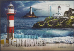 Sierra Leone MiNr. Block 953 Leuchtturm Fanad Head, Fastnet Rock, Green Point - Sierra Leone (1961-...)