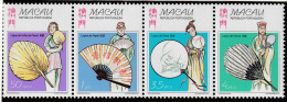 MACAO - N°876/9 ** (1997) Eventails - Ongebruikt