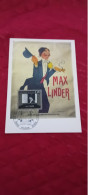 CARTOLINA MAX LINDER PARIS 1986 - Werbetrailer