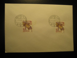 OBERWIL B. BUREN 1992 Cancel Cover SWITZERLAND - Covers & Documents