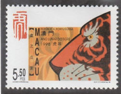 MACAO - N°888 ** (1998) Année Du Tigre - Neufs