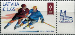 LATVIA - 2023 - STAMP MNH ** - World Ice Hockey Championships (VI) - Letonia