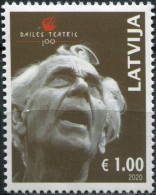 LATVIA - 2020 - STAMP MNH ** - 100th Anniversary Of The Dailes Theater - Lettonie