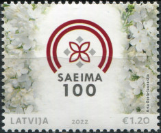 LATVIA - 2022 - STAMP MNH ** - 100th Anniversary Of The Parliament Of Latvia - Lettonie