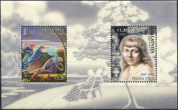 LATVIA - 2022 - SOUVENIR SHEET MNH ** - Hilda Vīka, Artist - Letonia