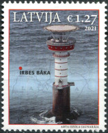 LATVIA - 2021 - STAMP MNH ** - Irbe Lighthouse - Lettonie