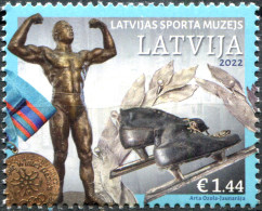 LATVIA - 2022 - STAMP MNH ** - Latvia Sports Museum - Letland