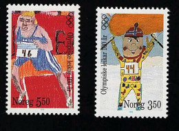 1996 Olympic  Michel NO 1206 - 1207 Stamp Number NO 1117 - 1118 Yvert Et Tellier NO 1166 - 1167 Xx MNH - Neufs