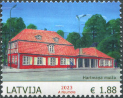 LATVIA - 2023 - STAMP MNH ** - Manor Houses Of Latvia. Hartmann Manor, Riga - Latvia