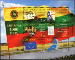 LITHUANIA - 2009 - SOUVENIR SHEET MNH ** - Millennium Of Lithuania - Lithuania