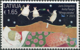 LATVIA - 2023 - STAMP MNH ** - Fairy Tales: Sleeping Fairy - Lettland