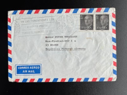 SPAIN ESPANA 1975 AIR MAIL LETTER SANTA CRUZ DE TENERIFE TO ESSEN 03-11-1975 SPANJE - Briefe U. Dokumente