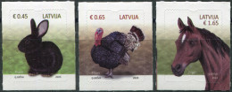 LATVIA - 2023 - SET OF 3 STAMPS MNH ** - Domestic Animals - Letonia