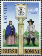 LATVIA - 2018 - STAMP MNH ** - Curonian Kings (free Farmers Cultural Group) - Letonia