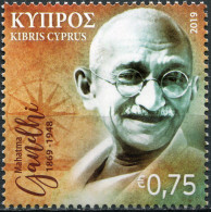 CYPRUS - 2019 - STAMP MNH ** - 150th Anniversary Of Birth Of Mahatma Gandhi - Neufs