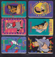 Chile 6 Phonecards Remote - - - Disney Pocahontas (complete Set) - Cile