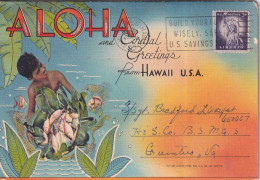 Carnet ,Dépliant ALOHA  And Cordial Greetinqs From HAWAII USA - Andere & Zonder Classificatie