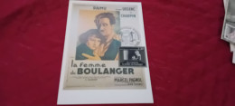 CARTOLINA  LA FEMME DÙ BOULANGER-  1986 - Publicité Cinématographique