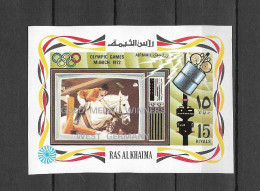 Olympische Spelen 1972, Ras Al Khaima -  Zegels Met Opdruk Postfris - Ras Al-Khaima