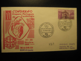 MADRID Spain 1966 Cardiologia Cardiology Cardiologie Heart Corazon Portugal Medicina Medicine Health Sante - Medicina