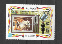 Olympische Spelen 1972, Ras Al Khaima -  Zegels Met Opdruk Postfris - Ras Al-Khaimah