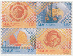 MACAO - N°931/4 ** (1998) Azulejos - Unused Stamps