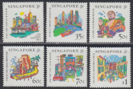 Singapur Mi.Nr. 947-52 Tourismus (6 Werte) - Singapore (1959-...)