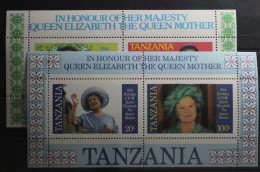 Tansania Block 42-43 Mit 264-267 Postfrisch Als Blockausgabe #TQ343 - Tanzania (1964-...)