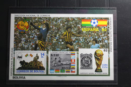 Bolivien Block 117 Postfrisch Fußball WM 1982 #TQ565 - Bolivie