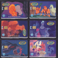 Malaysia 6 Phonecards Chip - - - Disney Hercules (complete Set) - Malasia