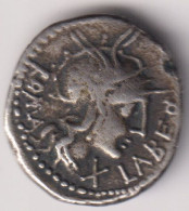 FABIUS LABEO , AR DENARIUS , 124 BC - República (-280 / -27)