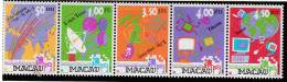 MACAO - N°950/4 ** (1999) Télécommunications - Unused Stamps