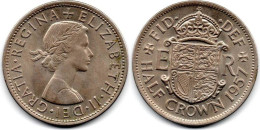 MA 31802 / Grande Bretagne - Great Britain 1/2 Crown 1957 SUP - K. 1/2 Crown