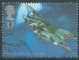 GROSBRITANNIEN GRANDE BRETAGNE GB 1997 AIR: BISHOP AND DE HAVILLAND MOSQUITO 37P USED SG 1986 SN 1760 MI 1698 YT 1969 - Used Stamps