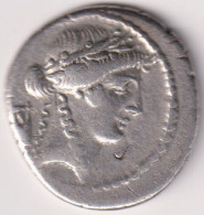 CLODIUS TURRINUS , DENARIUS, 42 BC - Repubblica (-280 / -27)