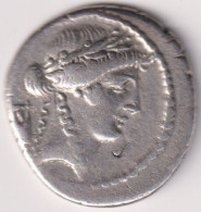 CLODIUS TURRINUS , DENARIUS, 42 BC - República (-280 / -27)