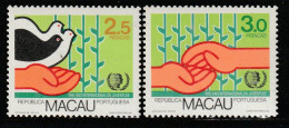 MACAO - N°506/7 ** (1985) Jeunesse - Ungebraucht