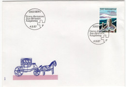 Switzerland  FDC 1987 50c-140c Tourism Industry Bicent - - Autres & Non Classés