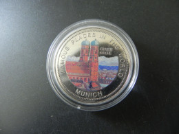 Uganda 1000 Shillings 1994 - Famous Places Of The World Germany Munich München - Oeganda