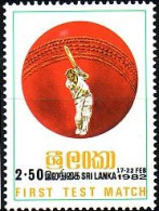 Sri Lanka Mi.Nr. 575 Cricket Sri Lanka - England (2.50(R)) - Sri Lanka (Ceylon) (1948-...)