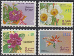 Sri Lanka Mi.Nr. 576-579 Blumen (4 Werte) - Sri Lanka (Ceylon) (1948-...)