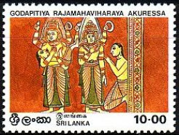 Sri Lanka Mi.Nr. 659C Vesak, Gott Sakra Trägt König (10(R)) - Sri Lanka (Ceylon) (1948-...)