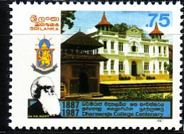 Sri Lanka Mi.Nr. 798 100 J, Dharmaraja - College (0.75(R)) - Sri Lanka (Ceylan) (1948-...)