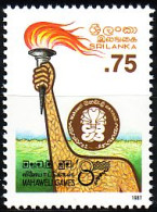 Sri Lanka Mi.Nr. 801 Mahaweli Spiele, Arm Mit Fackel (0.75(R)) - Sri Lanka (Ceylan) (1948-...)