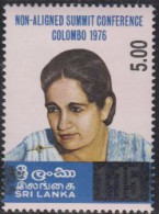 Sri Lanka Mi.Nr. 1301 Freim. Sirimawo Bandaranaike, 460 Mit Aufdr. (5,00 A.1,15) - Sri Lanka (Ceylan) (1948-...)