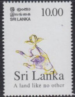 Sri Lanka Mi.Nr. 1356 Tourismus, Hand Mit Lotosblüte (10,00) - Sri Lanka (Ceylon) (1948-...)