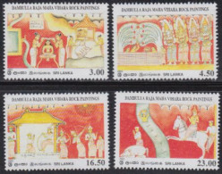 Sri Lanka Mi.Nr. 1340-43 Vesak, Die Geschichte Von Prinz Siddhartha (4 Werte) - Sri Lanka (Ceylon) (1948-...)