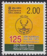 Sri Lanka Mi.Nr. 1580 125J. Nationales Kadetten-Korps (2,00) - Sri Lanka (Ceylon) (1948-...)